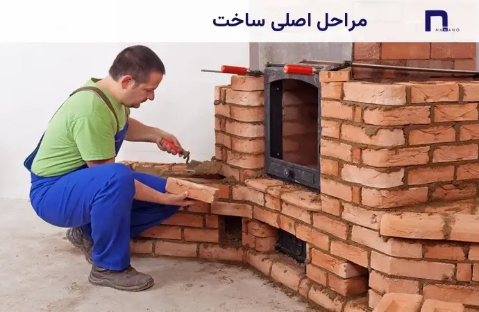 مراحل اصلی ساخت شومینه