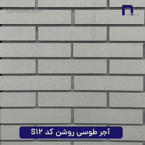 آجر طوسی روشن کد S12