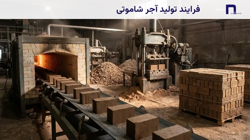 فرایند تولید آجر شاموتی