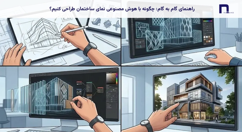 راهنمای گام به گام: چگونه با هوش مصنوعی نمای ساختمان طراحی کنیم؟