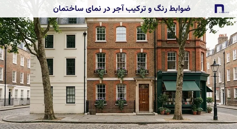 ضوابط رنگ و ترکیب آجر در نمای ساختمان