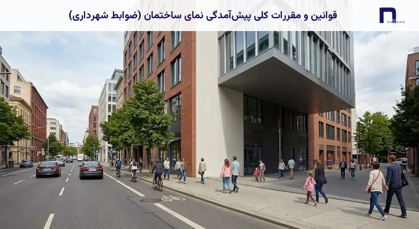 قوانین و مقررات کلی پیشآمدگی نمای ساختمان (ضوابط شهرداری)